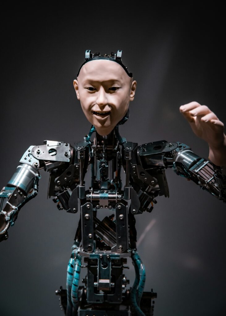 Navigating the Ethics of Artificial Intelligence man in black and gray suit action figure