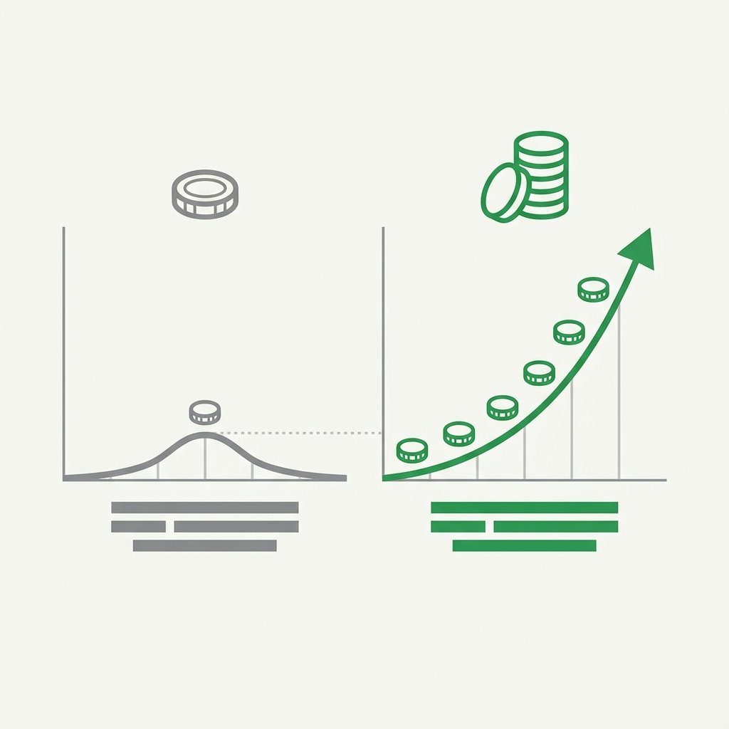 $100 a Month vs. $100 One-Time: What Actually Builds Wealth